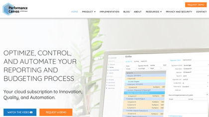 Performance Canvas Financials image