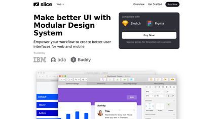 Slice Design System screenshot