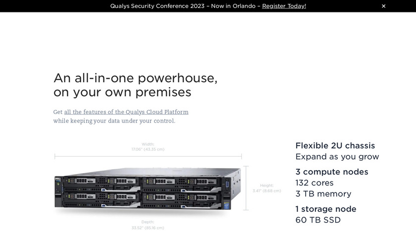 Qualys Private Cloud Platform Landing Page
