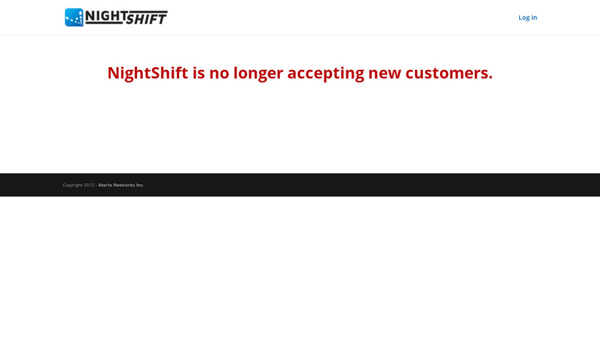 NightShift Landing Page