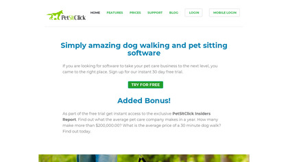 PetSitClick image