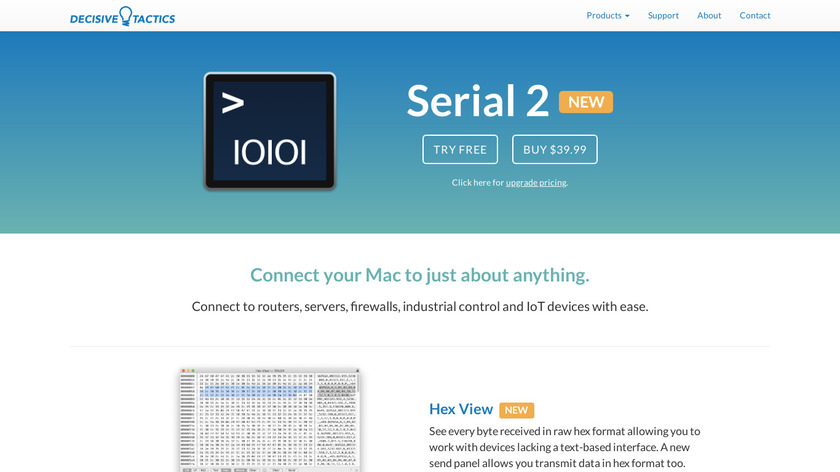 Serial Landing Page