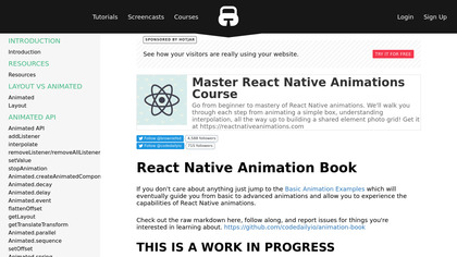 React Native Animation Book screenshot