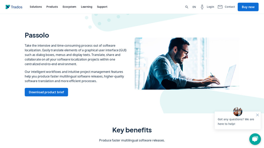 SDL Passolo Landing Page