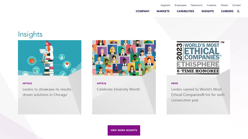 Leidos Landing Page