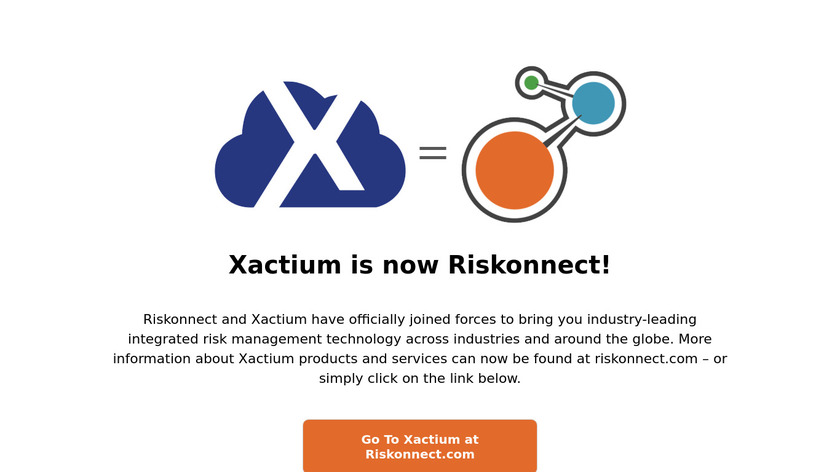 Xactium Landing Page