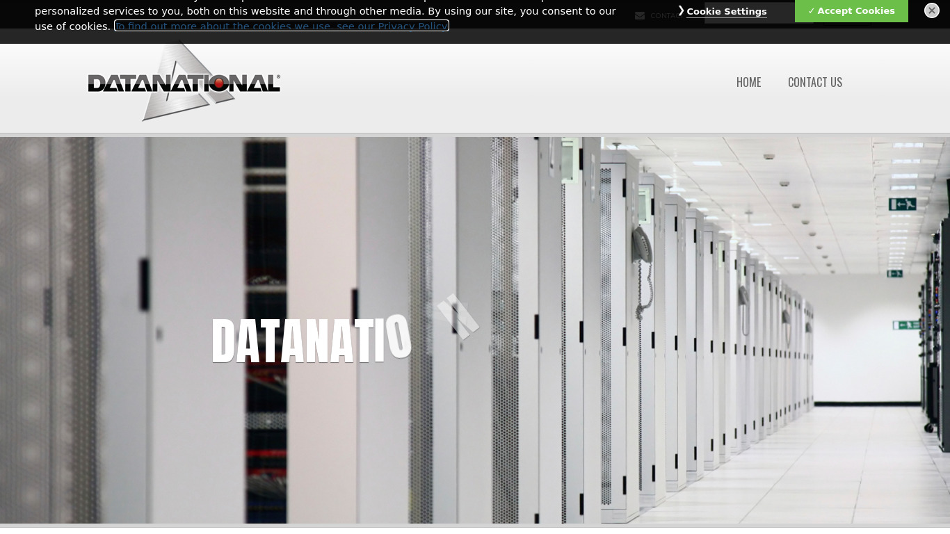 Datanational Corporation Landing page