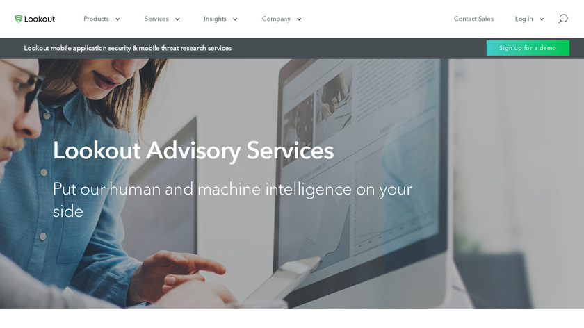 Lookout Security Services Landing Page