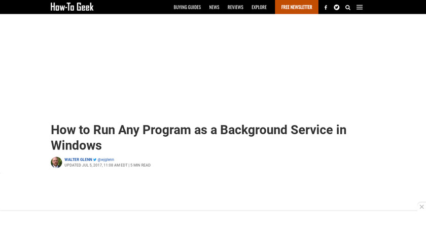 Application as Service Landing Page