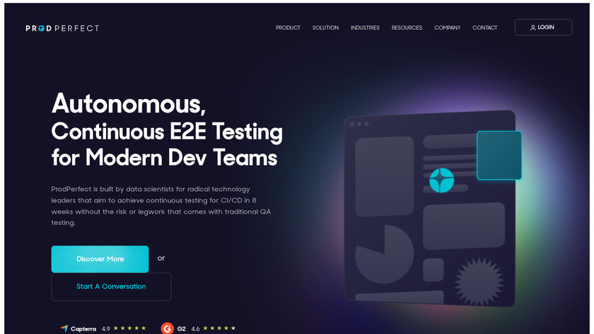 ProdPerfect Landing Page