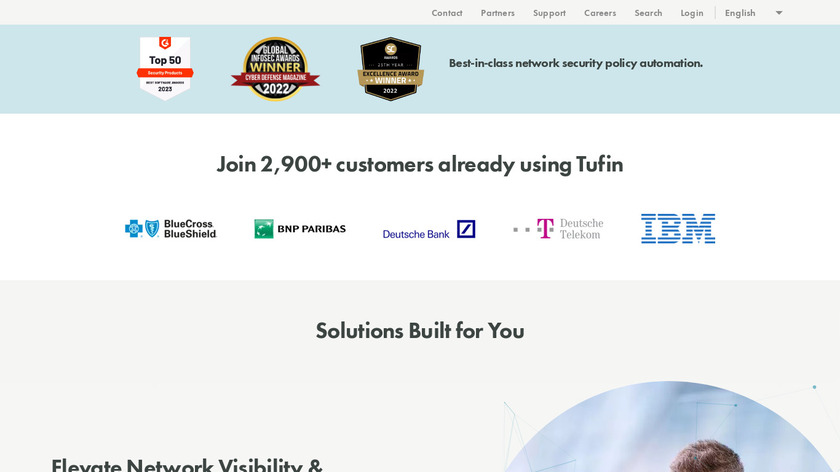 Tufin Landing Page