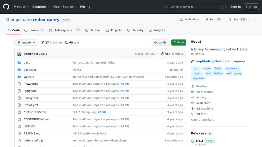 redux-query Landing Page