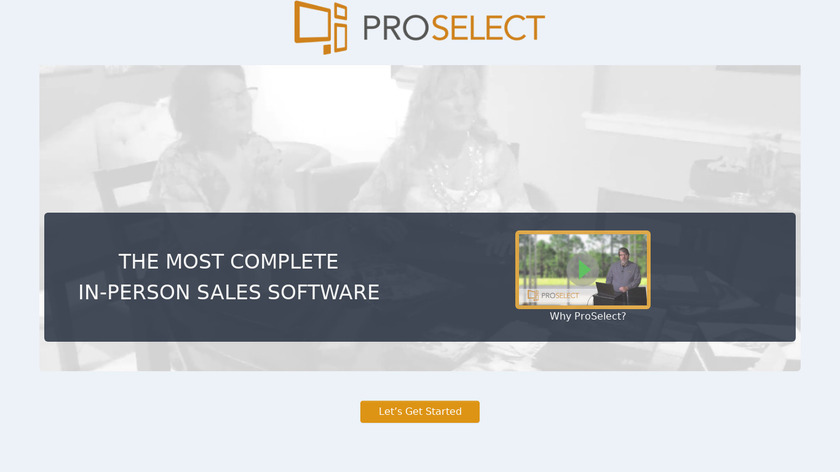 ProSelect Landing Page