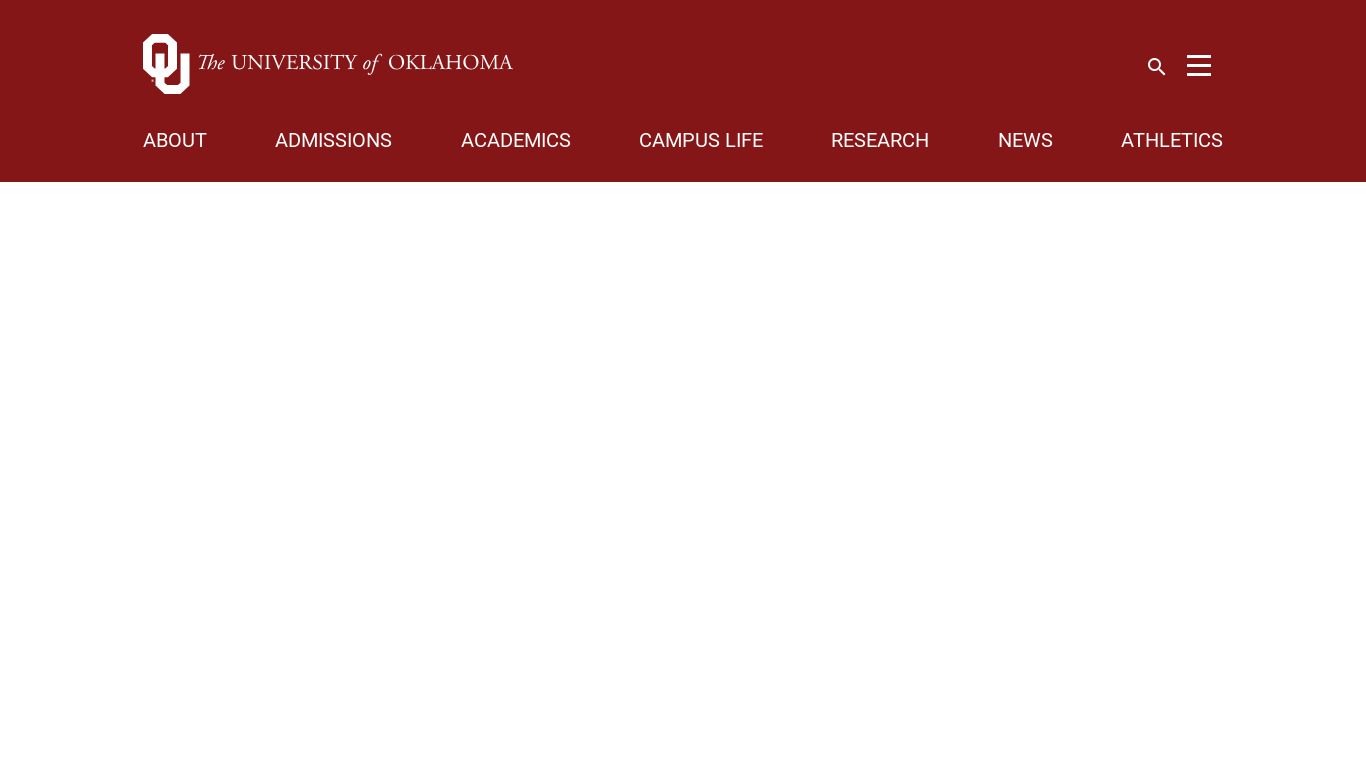 OU Campus Landing page