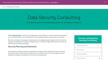 Forcepoint Data Security Consulting image