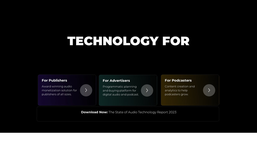 Adswizz Landing Page