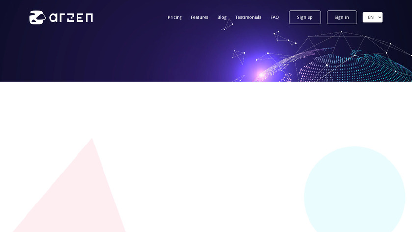 Sia Cloud Landing Page
