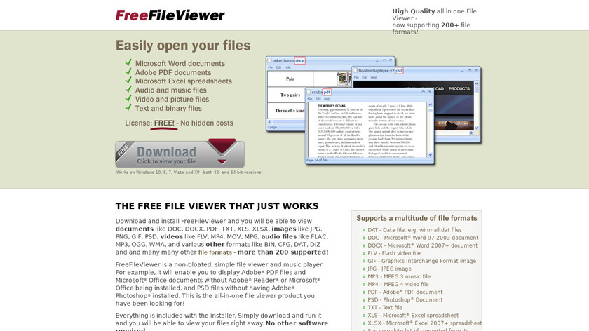 Freefileviewer Landing Page