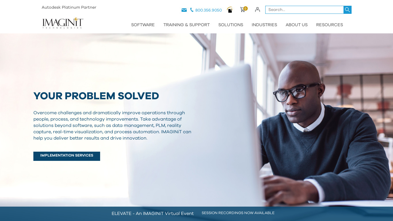 Advanced Solutions Design Software Landing page