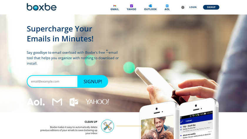 Boxbe Landing Page