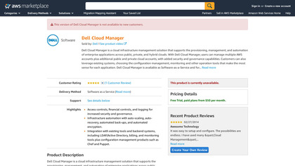 aws.amazon.com Dell Cloud Manager image