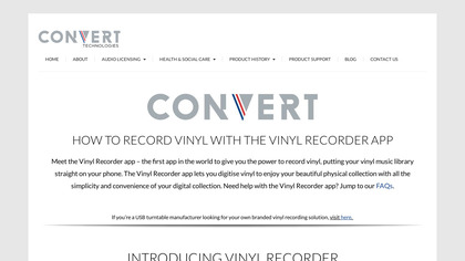 convert-av.com Vinyl Recorder image