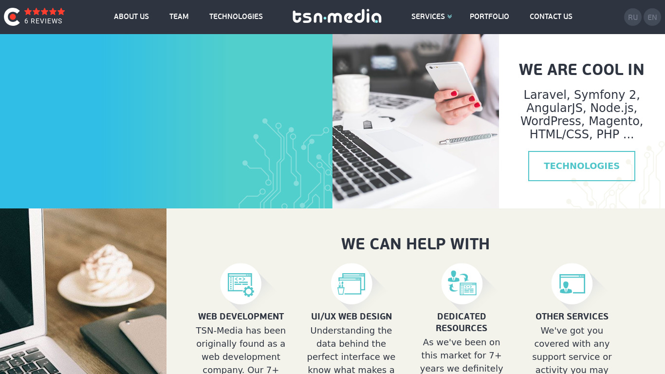 TSN-Media Landing page
