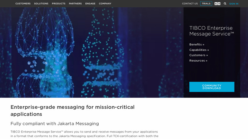 TIBCO Enterprise Message Service Landing Page