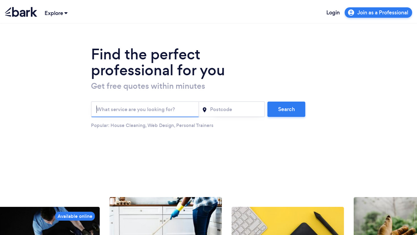 SkillPages Landing page