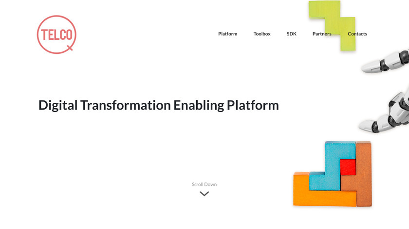TelcoQ Landing Page
