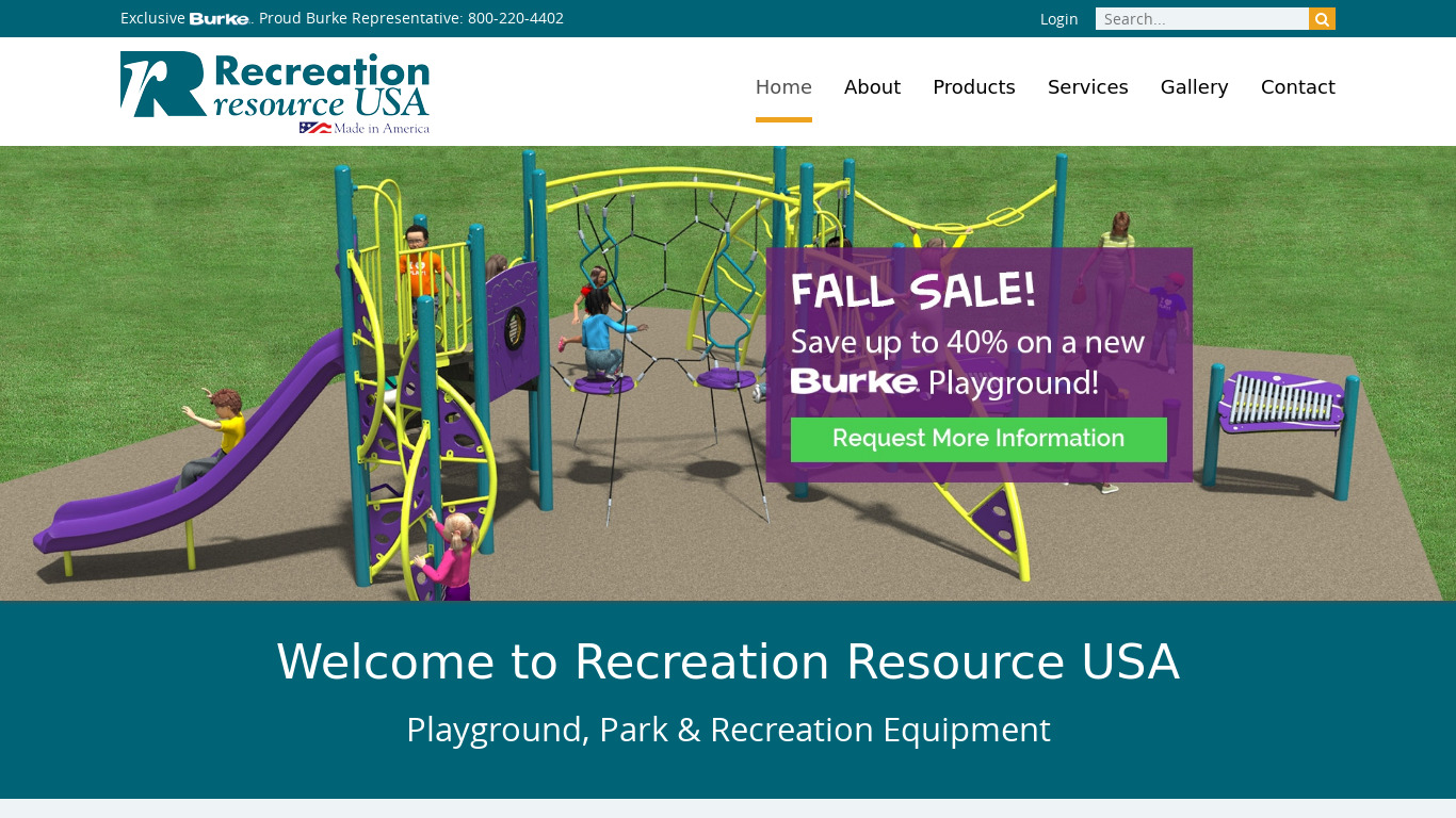 Recreation and Resource Landing page