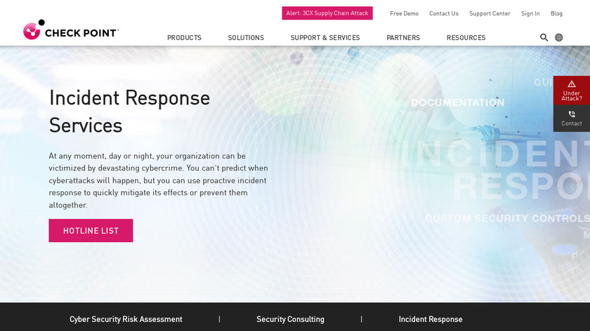 ThreatCloud Incident Response Landing Page