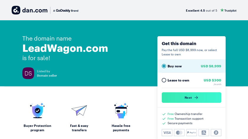 Lead Wagon Landing Page