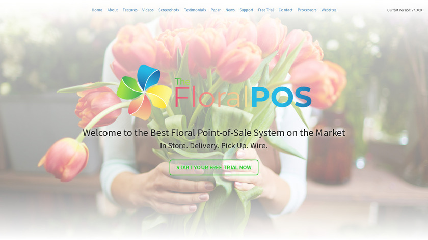The Floral POS Landing Page