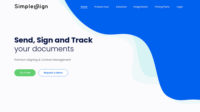 Simple Sign Landing Page