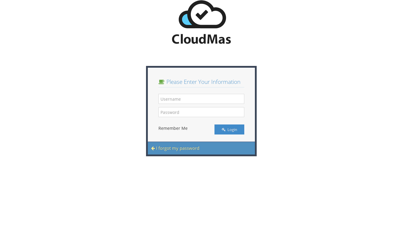 Cloudmas Landing page