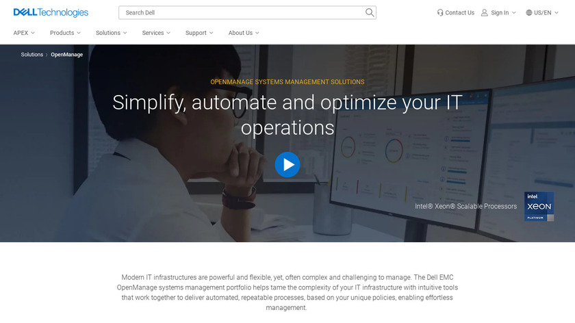 Dell Asset Manager Landing Page