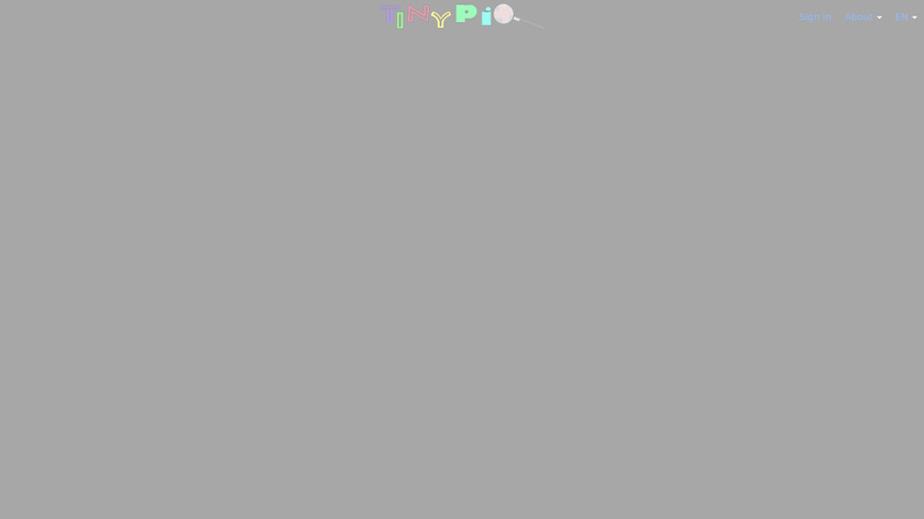 Tiny Pix Landing Page