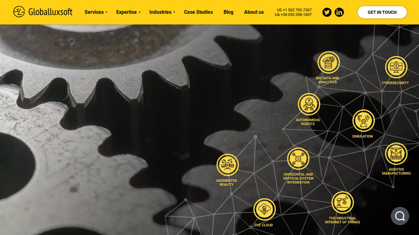 Globalluxsoft Landing Page