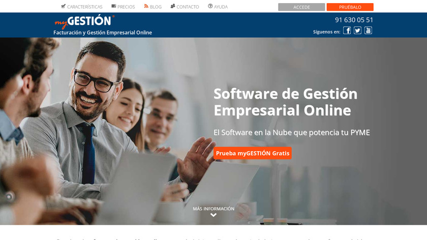 myGestion Landing Page