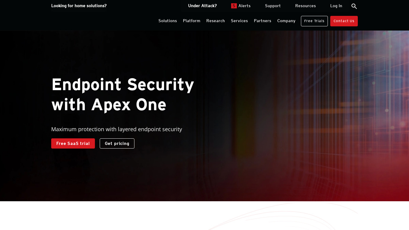 Trend Micro Integrated DLP Landing page