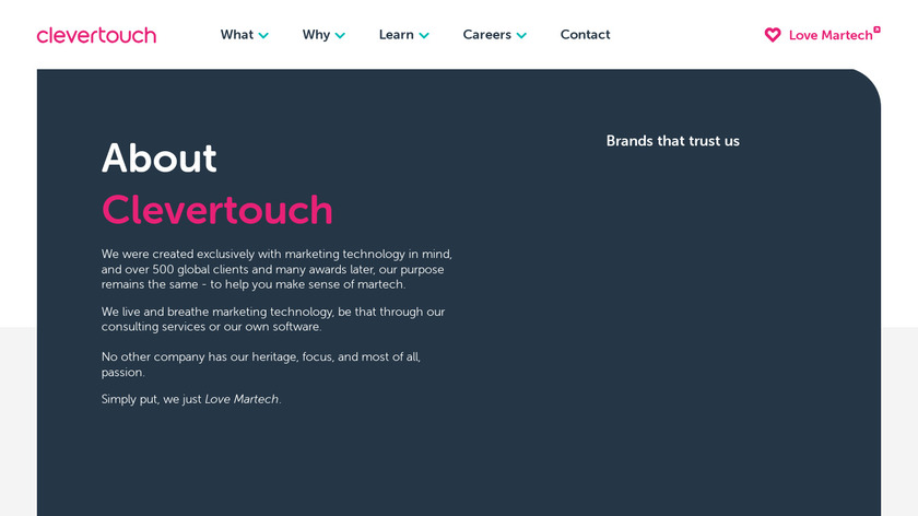 CleverTouch Landing Page