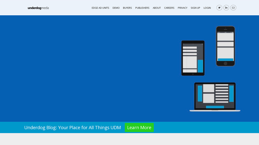 UnderdogMedia Landing Page