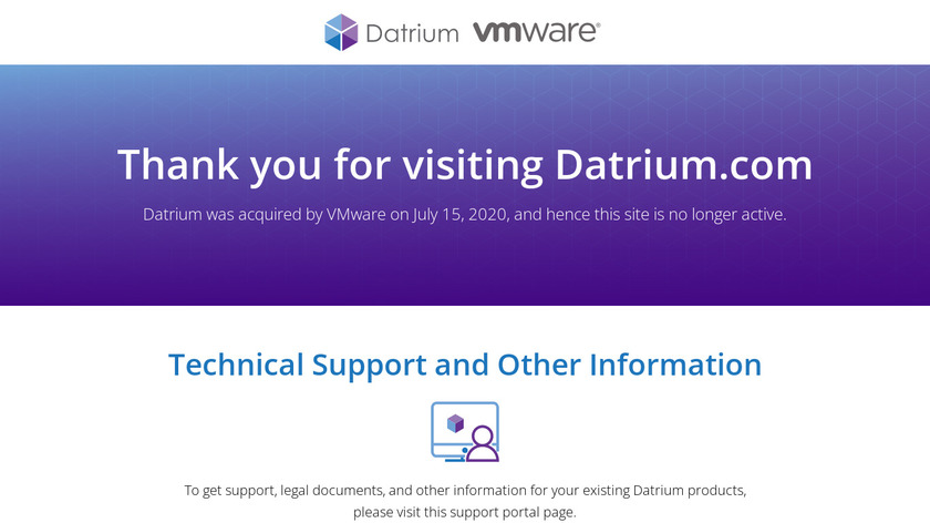 Datrium Landing Page