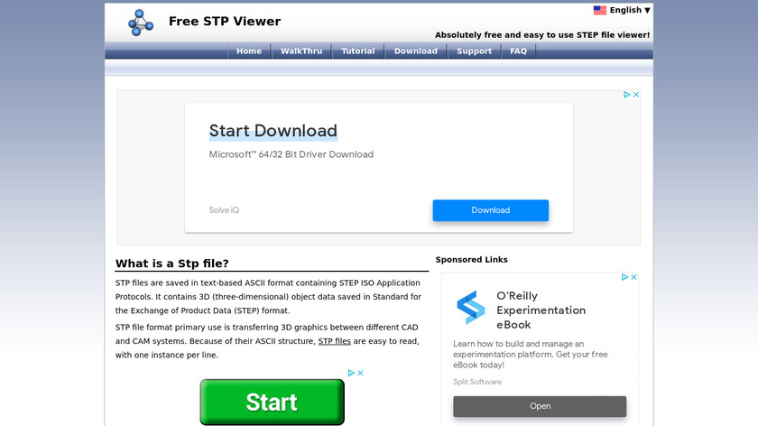 STP Viewer Landing Page
