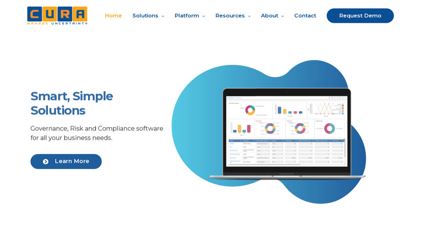 Cura GRC Landing Page