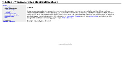 VidStab image