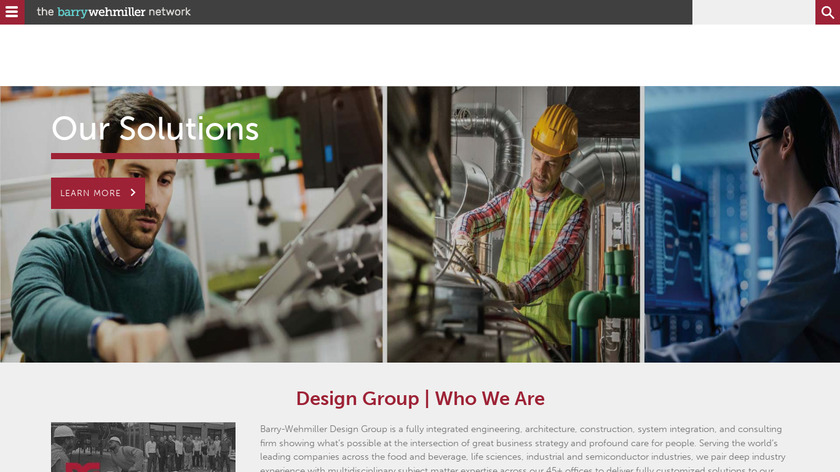 Barry-Wehmiller Design Group Landing Page