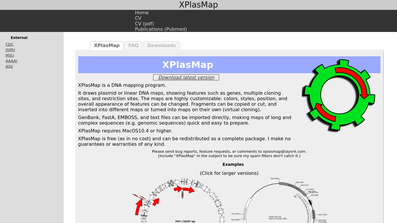 XPlasMap Landing page