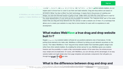 WebWave CMS screenshot